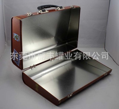 【手提盒 皮箱鐵盒 玩具盒 大號(hào)手挽盒 馬口鐵禮品盒】?jī)r(jià)格,廠家,圖片,金屬盒,東莞市麗豐罐業(yè)-
